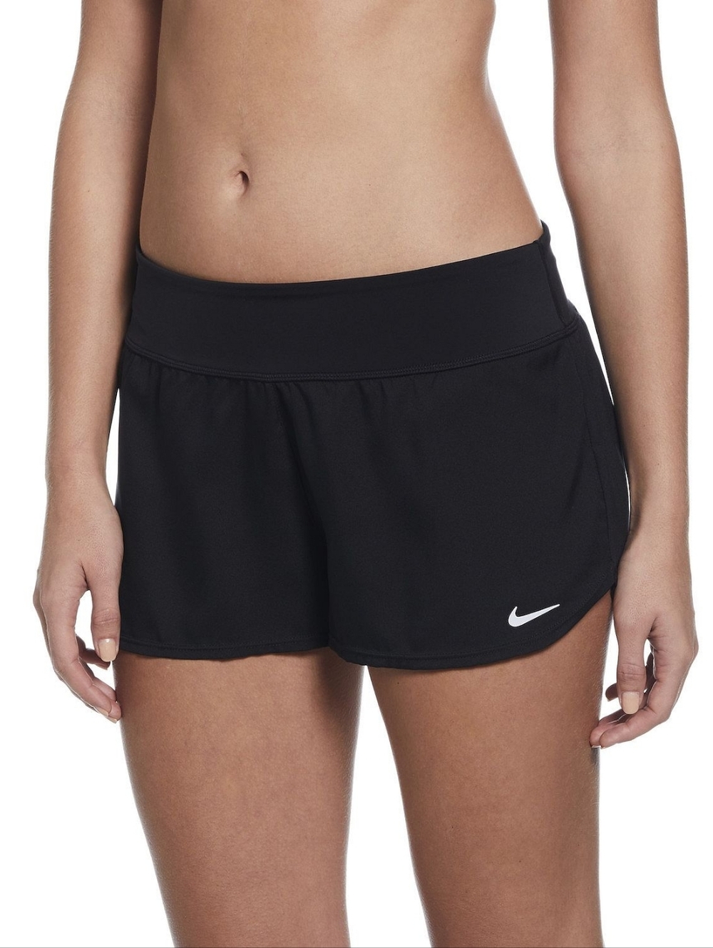 Women's Nike Boardshort Swim Bottoms Black Size Large